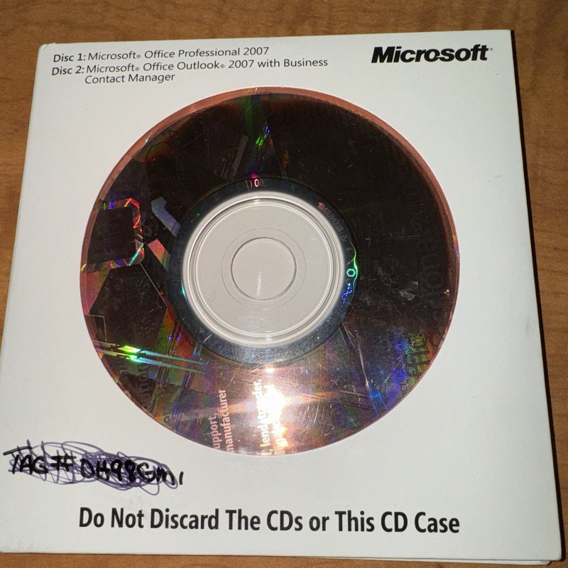 Microsoft Office Basic 2007 W/ Outlook 2007 Business Contact Manager for windows