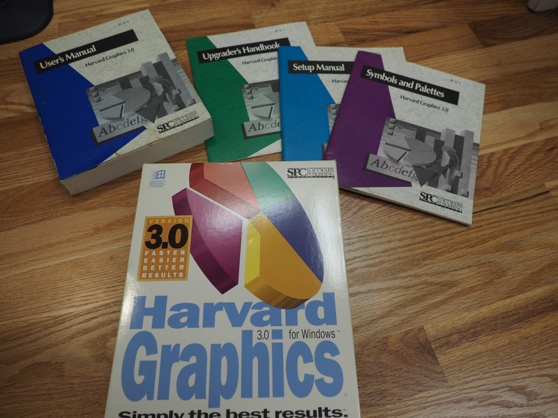 HARVARD GRAPHICS 3.0 FOR WINDOWS 3.5 DISKS