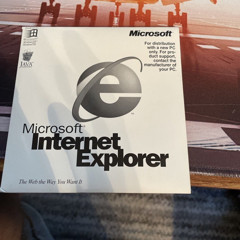 Microsoft Internet Explorer 4.0 OEM CD w. Sleeve