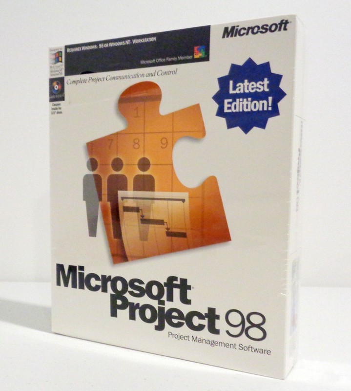 Microsoft Project 98 Full Version Software for Windows 95 PC Retail Box NEW gallery