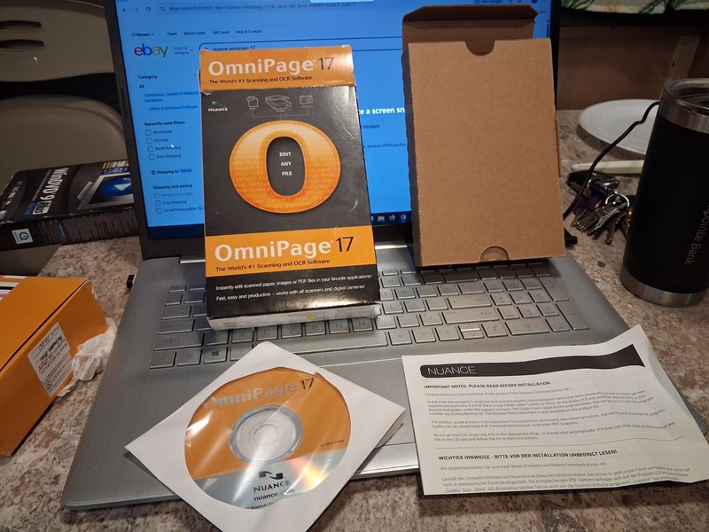 Nuance OmniPage 17 (Old Version) XP VISTA