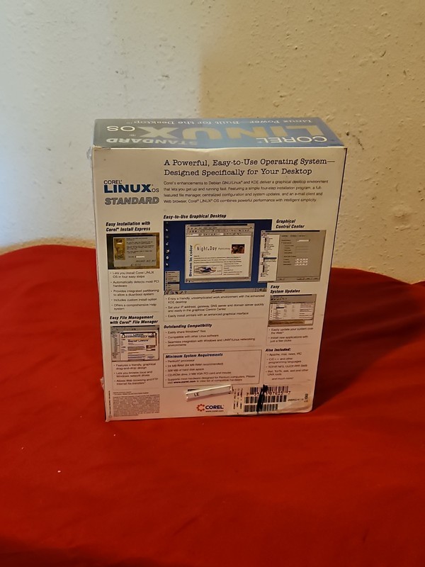 Corel Linux OS Standard 1999 Desktop + WordPerfect 8 --New/Sealed gallery