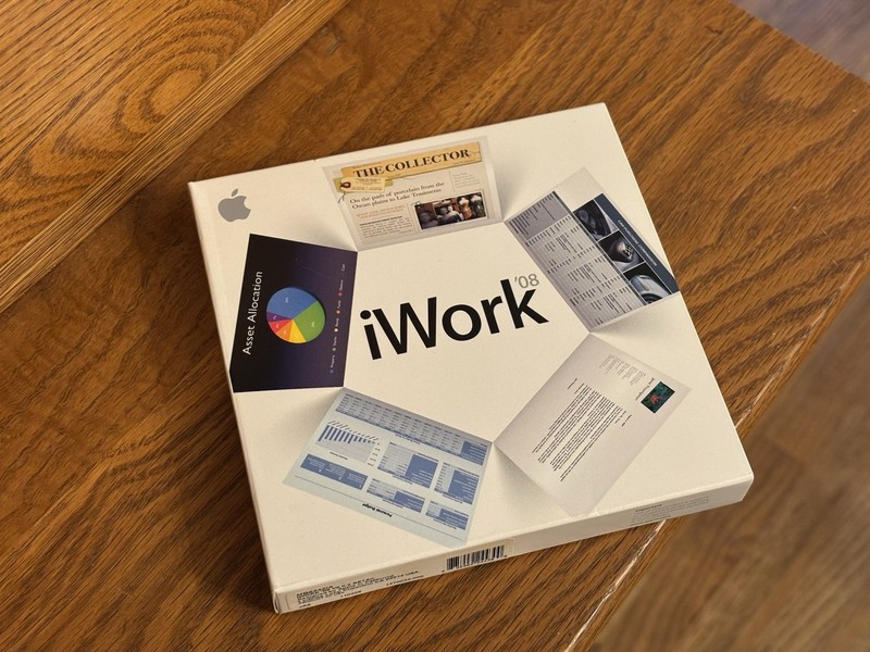 Apple iWork ’08 Install CD Disc Pages Numbers with Keynote Box + Serial Number