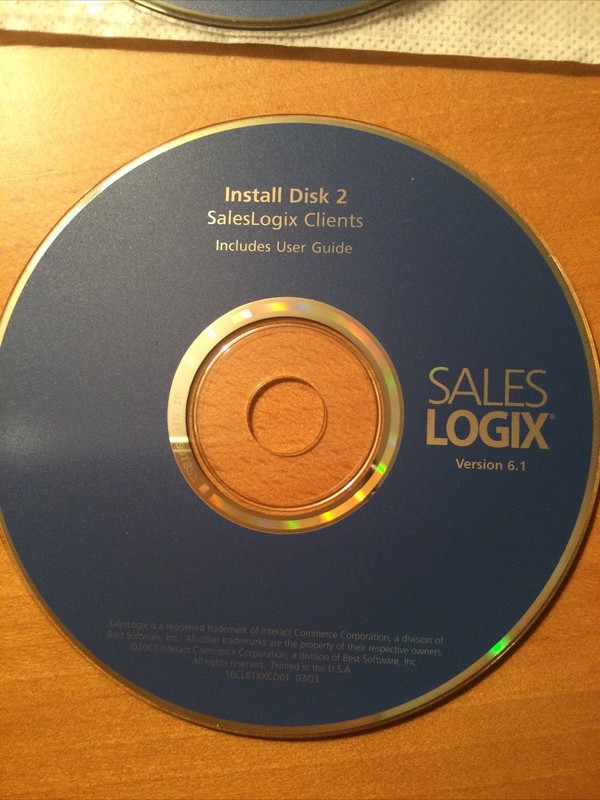 Brand New. SalesLogix 6.1 .Integrated CRM Suite. Crystal Reports Pro 8.5, Etc gallery