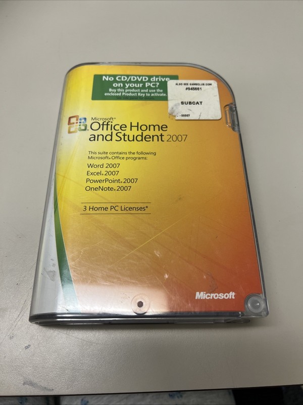 Microsoft Office Home and Student 2007 (79G-00007)