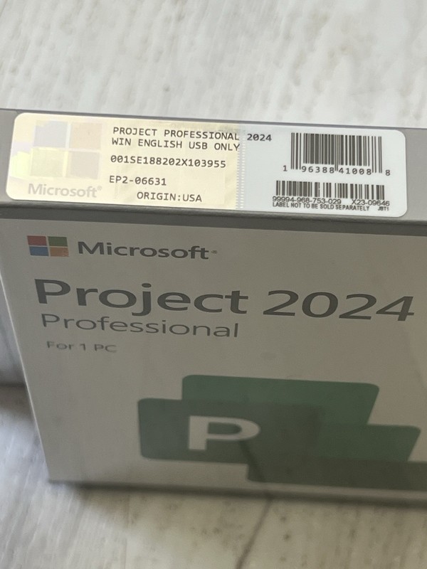 Microsoft Project 2024 Professional USB Kit & Key | Sealed - 1 PC Lifetime gallery