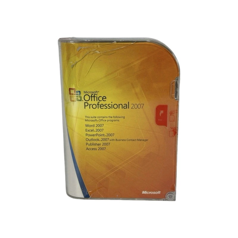NEW Microsoft Office Professional 2007 Contains Word, Excel, Outlook, PowerPoint