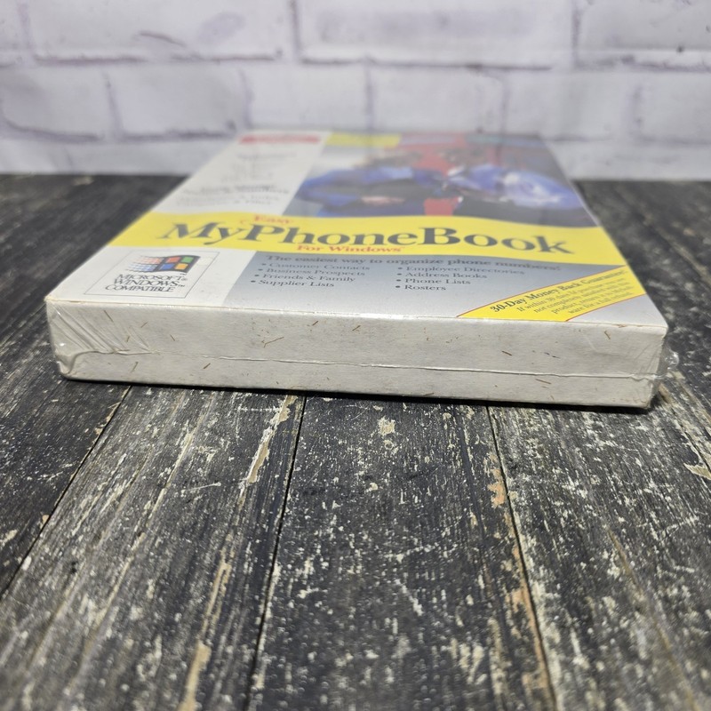 NEW My Phone Book for Windows Vintage 1994 My Software Co. Floppy Disk gallery