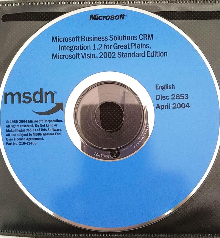 Microsoft Visio 2002 Standard Edition w/ 5 Keys & Licenses for 5 PCs