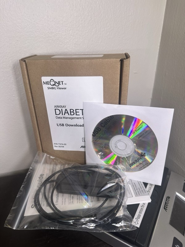 Arkray Diabetes Data Management Software USB Download Cable - 557021 *NIB* gallery
