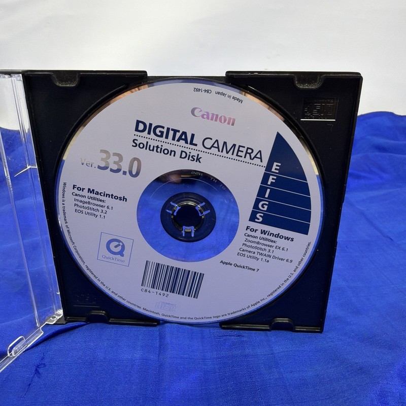 Canon Digital Camera Solution Disk 33.0 For Macintosh and Windows gallery