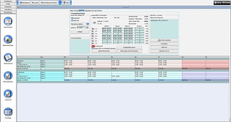 Office Workforce Planning, Software Roster Scout Office, Roster, Workforce Planner gallery