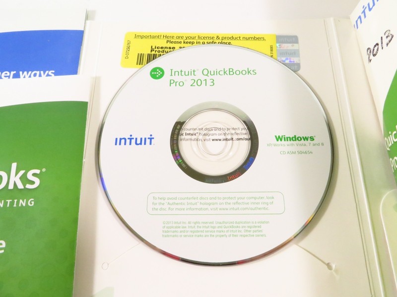 INTUIT QUICKBOOKS PRO 2013 FOR WINDOWS FULL RETAIL USA VERSION=LIFETIME LICENSE gallery