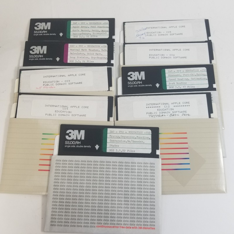 International Apple Core Business Education 5.25″ Floppy Disks Set