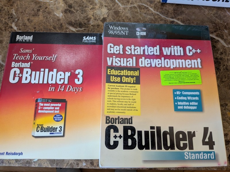 Borland C++ Builder Standard Edition, Complety Sealed With Extra Book