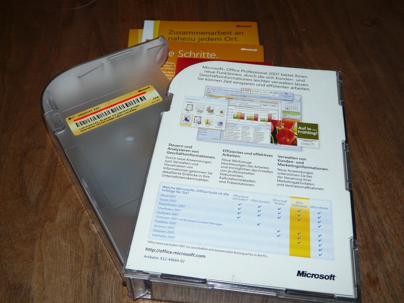 Microsoft Office 2007 Professional 2xCD deutsche Academic-Vollversion gallery