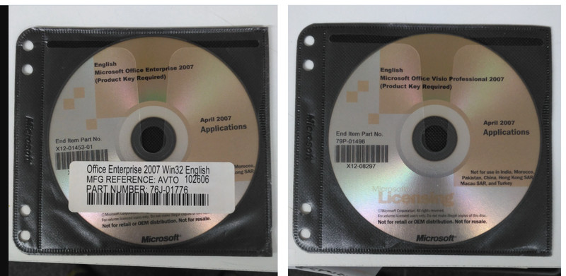 Office 2007 Enterprise 10 Pc's + Visio 2007 Windows 11 and 10!