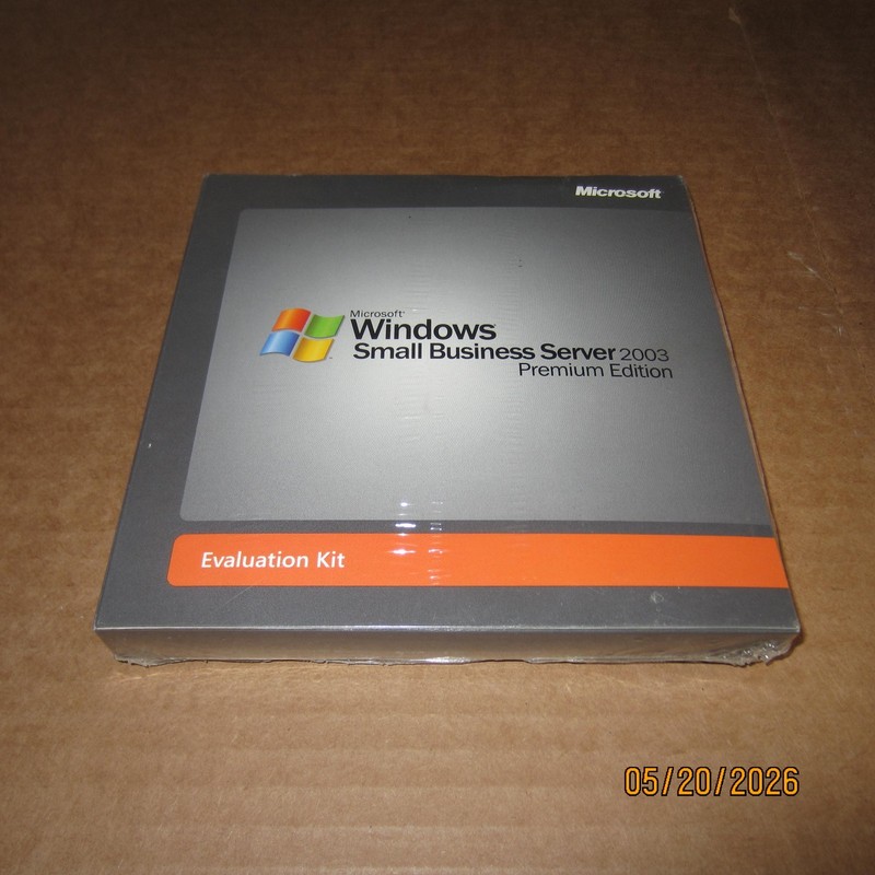 NEW Microsoft Windows Small Business Server 2003 Premium Edition Evaluation Kit