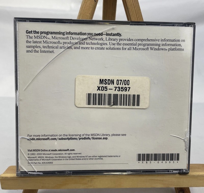 Microsoft MSDN library July 2000 gallery