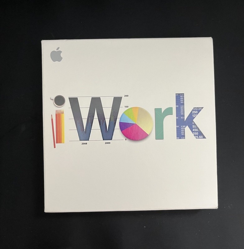 New APPLE IWORK 09 Family Pack Mac DVD-ROM v. 9.0.3 Authentic Sealed NIB $79 !