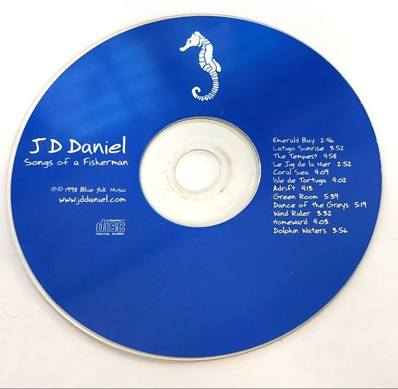 J.D Daniel Songs of a Fisherman CD DISC ONLY, No Jewel Case, Art or Tracking