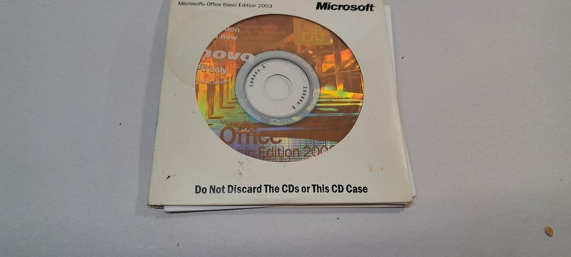 Microsoft Office Basic Edition 2003/CD With Activation Code/Key