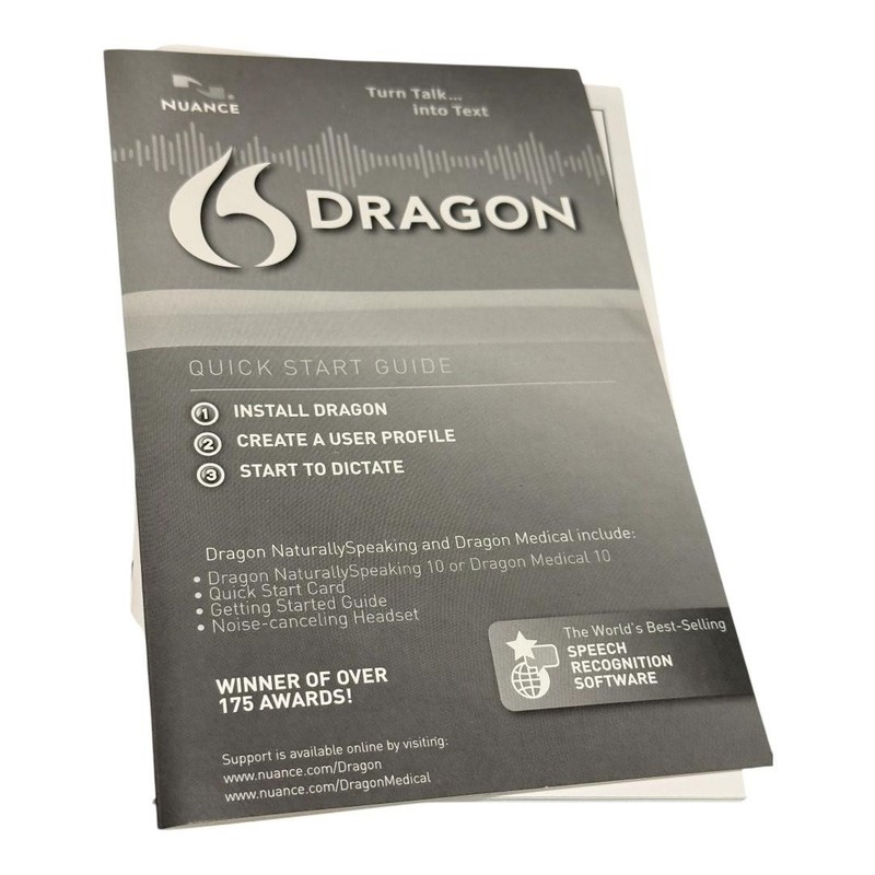 Nuance Dragon NaturallySpeaking 10 Standard Speech Recognition Software DVD Set gallery