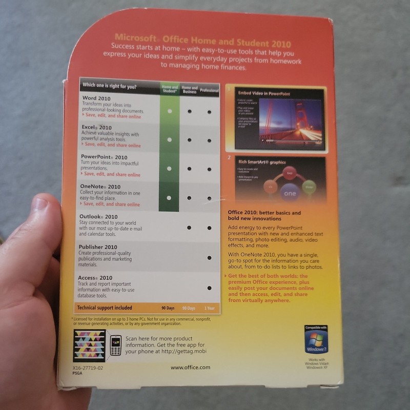 Microsoft Office Home and Student 2010 Software for Windows gallery