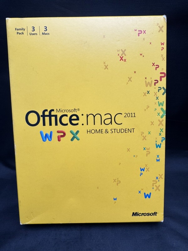 Microsoft Office MAC 2011 Home & Student Family Pack w/ Keys + Burned Version 08