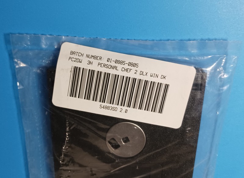 Parsons Technology 3.5" Diskettes Personal Advocate Chef Deluxe NEW gallery
