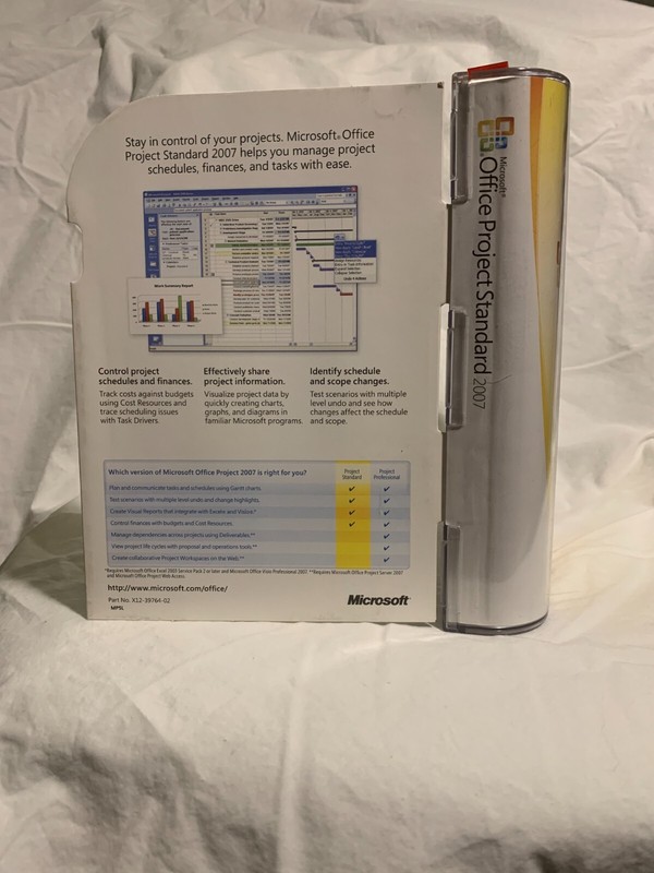 FACTORY SEALED NEW Microsoft Office Project Standard 2007, SKU 076-03745, Full gallery