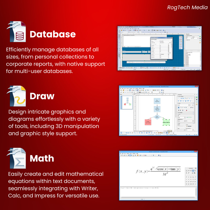 Open Office Suite for Windows - Home Student Business Productivity Software DVD gallery