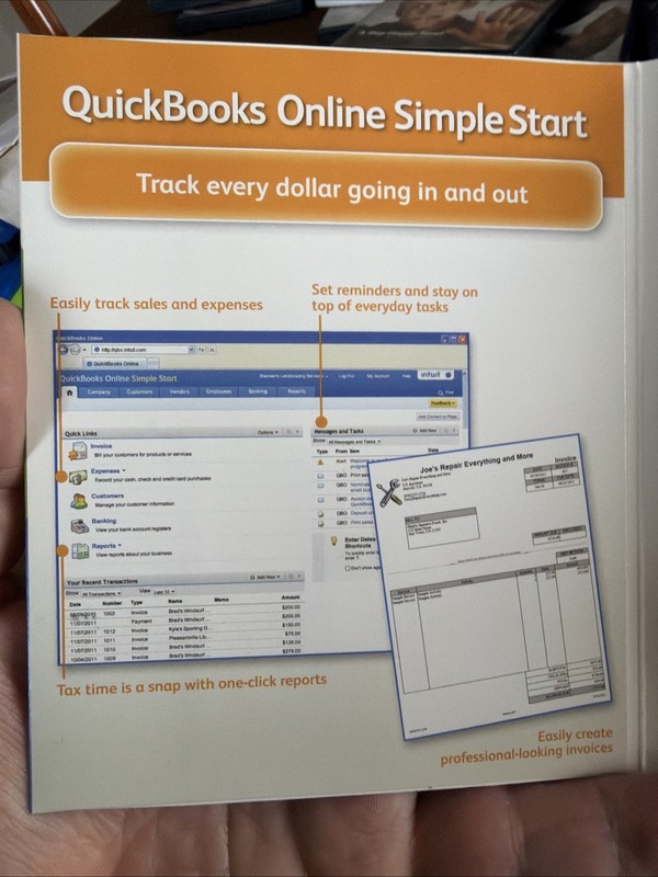 Intuit QuickBooks Online 2011 Small Business Accounting - Cd And Reg Code gallery