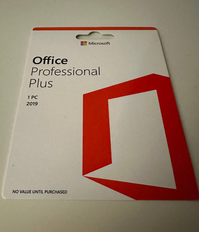 Microsoft Office Pro Plus 2019 1 PC Retail Lifetime product card Lifetime 1 user gallery