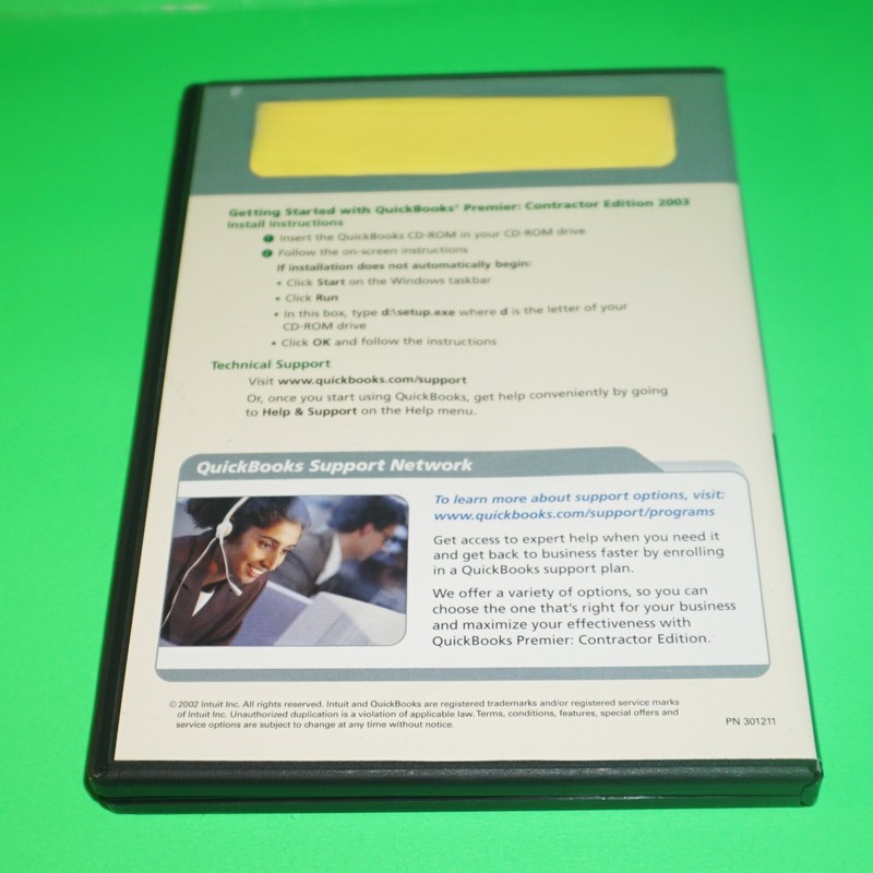 QuickBooks Premier 2003 Contractor Edition - NIB/EUC Legacy Software w/ Key Code gallery