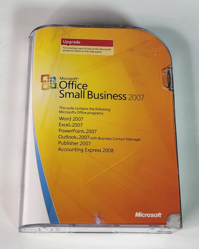 Microsoft Office Small Business 2007 Upgrade w/ Key (2) Discs-BOOKLET gallery