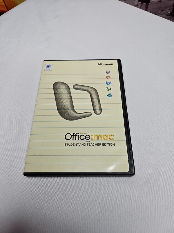 Microsoft Office Mac 2004 Student and Teacher Edition Software – 3 keys Incl.