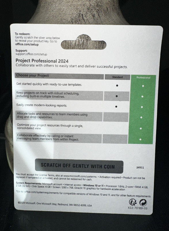 Microsoft Project 2024 Professional Retail 1 PC Lifetime gallery