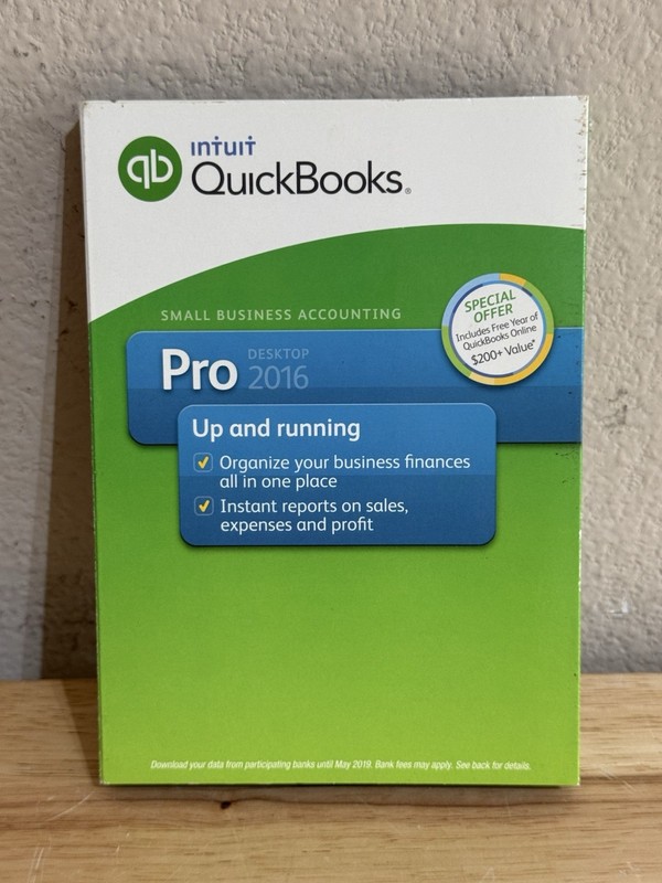 Quickbooks Desktop Pro 2016 Windows 7 – 8.1 – Vista NO SUBSCRIPTION- AUTHENTIC
