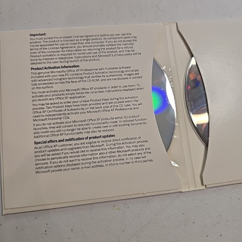 2002 Microsoft Office XP Pro Professional Suite 3 CD Disc Set Word Publisher... gallery