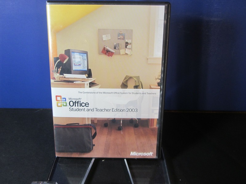 Microsoft Office Student and Teacher 2003 Software for Windows – Untested