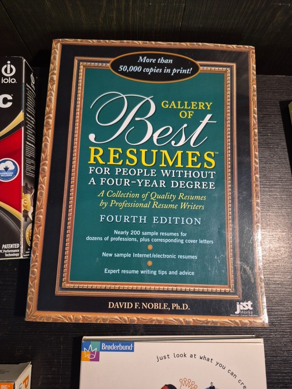 large lot 2000-2010 computer software resume art business software. *read* gallery