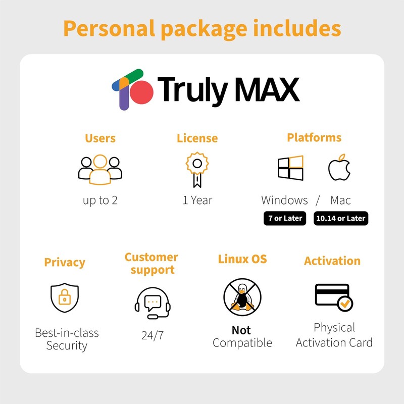 TrulyOffice Truly Max Personal License for Mac | 1-year Subscription | 3 in... gallery