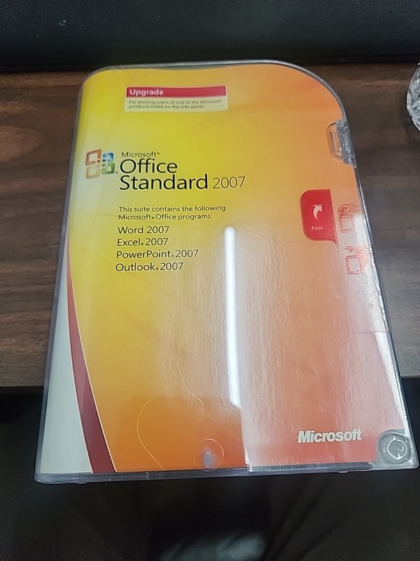 Microsoft Office Standard 2007 With Word Excel PowerPoint Outlook- Product Key