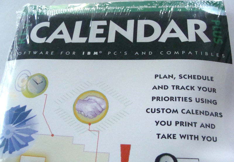 NEW SEALED (SoftKey) Software Key Calendar Plus IBM PC gallery