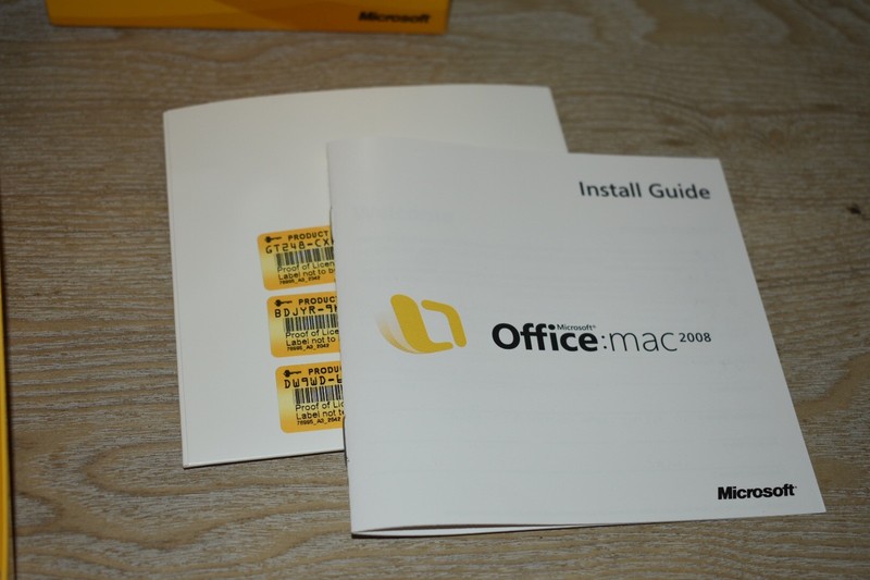 Microsoft Office Mac Home & Student 2008 With 3 Product Keys. Great Condition gallery
