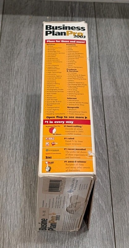 Business Plan Pro 2003 (Sold As Is) gallery