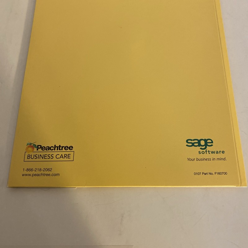 Safe Software Peachtree Business Care Accounting 2007 Self Study Guides gallery