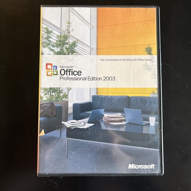 Microsoft Office 2003 Professional Licensed For 2 PCs Full Retail MS Pro =NEW=