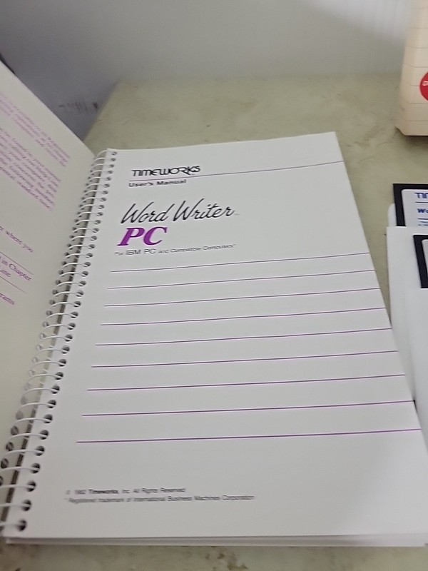 Timeworks WordWriter PC new in box Dos Word Processing Word Writer PC gallery